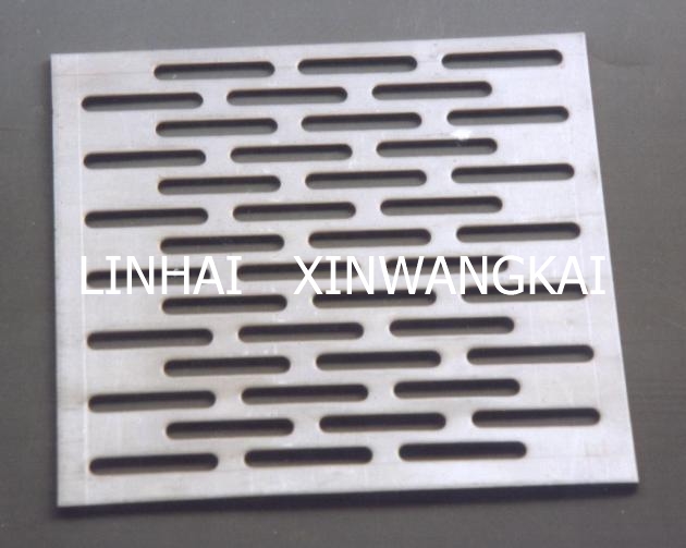 Oblong holes perforated sieve